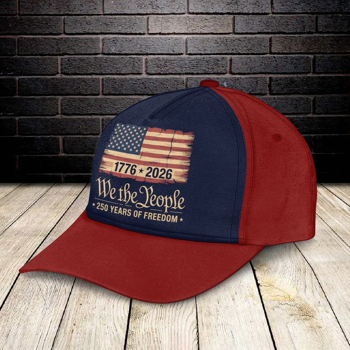 America 250th Birthday US Flag 250 Years We The People Classic Cap HO82 900094