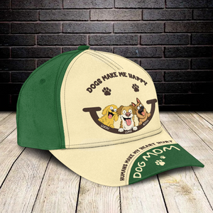 Funny Dog Makes Me Happy Humans Make My Heart Hurt Classic Cap LM32 893361