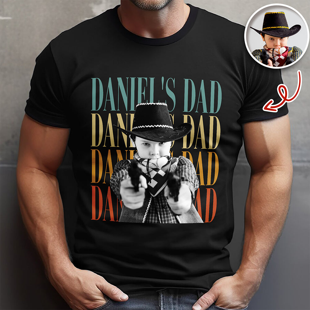 Personalized Vintage Photo Dad, Mom Family Comfort Shirt HA75 921330