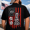 Celebrating 250 Years with My Best Friend | Patriotic Dog Dark Shirt Back HA75 921636
