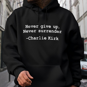 Never Surrender Charlie Kirk Dark Shirt HA75 644118