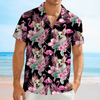 Custom Funny Photo Dog Flamingo Hawaii Shirt HA75 892226