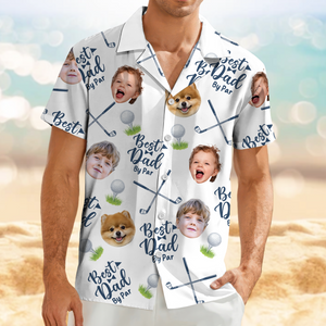 Custom Photo Best Dad By Par Hawaii Shirt CH07 895752