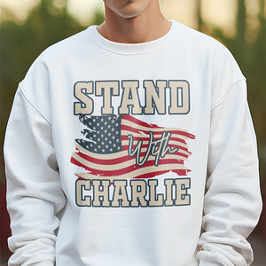 Stand With Charlie Kirk Bright Shirt TH10 64431