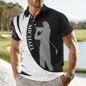 Personalized I Made A Bogey On Every Hole Funny Golf Polo Shirt, Simple Golf Shirt Design With Sayings HO82 900822