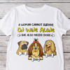 A Woman Cannot Survive On Wine Alone She Also Needs Dogs - Personalized Bright Shirt CH07 895668