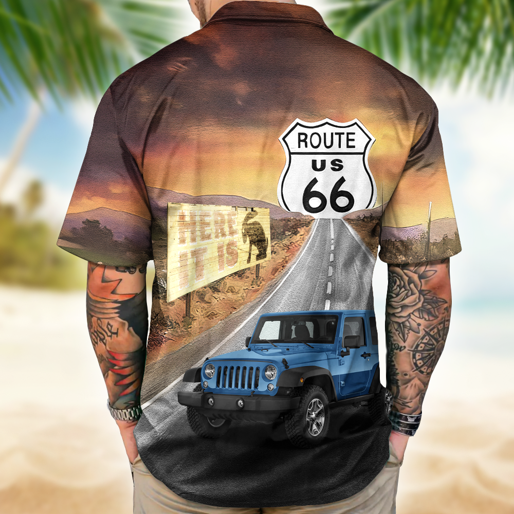 Upload Car Photo Route 66 Hawaii Shirt For Car Lover TH10 892631