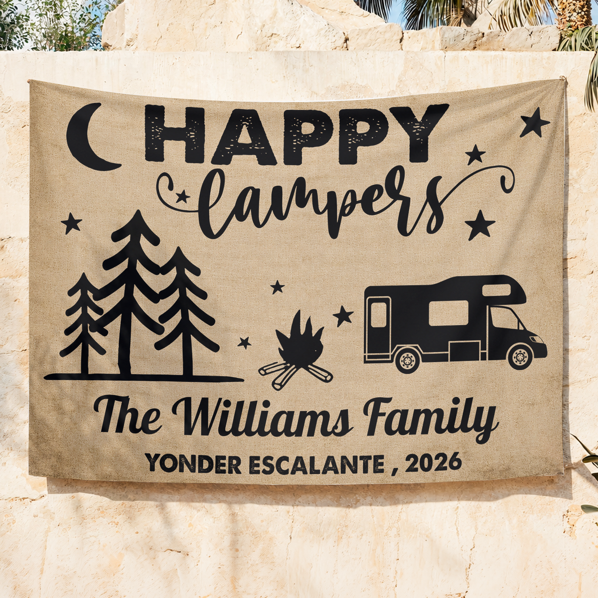 Personalized The Best Memories Are Made Camping Tapestry HO82 903074