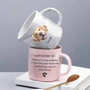 Custom Photo Thank You For Being My Mommy Marble Mug TH10 892441