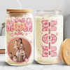 Custom Photo Best Mom Ever Mother's Day Glass Can With Lid TH10 892525