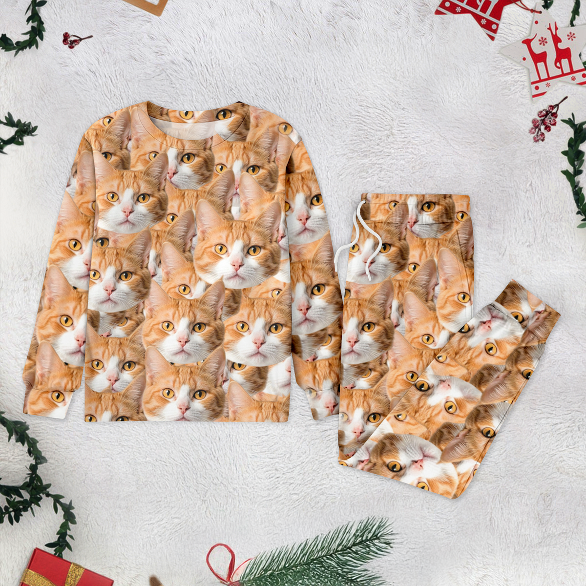 Custom Cat Photo Sleepwear Funny Gift For Family CH07 899134