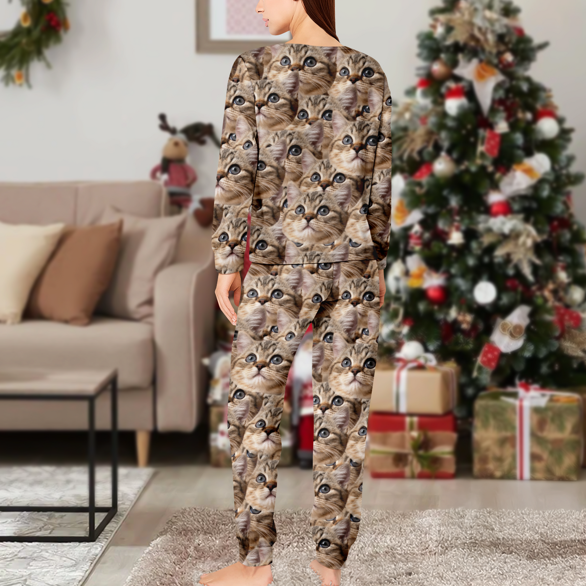 Custom Cat Photo Sleepwear Funny Gift For Family CH07 899134