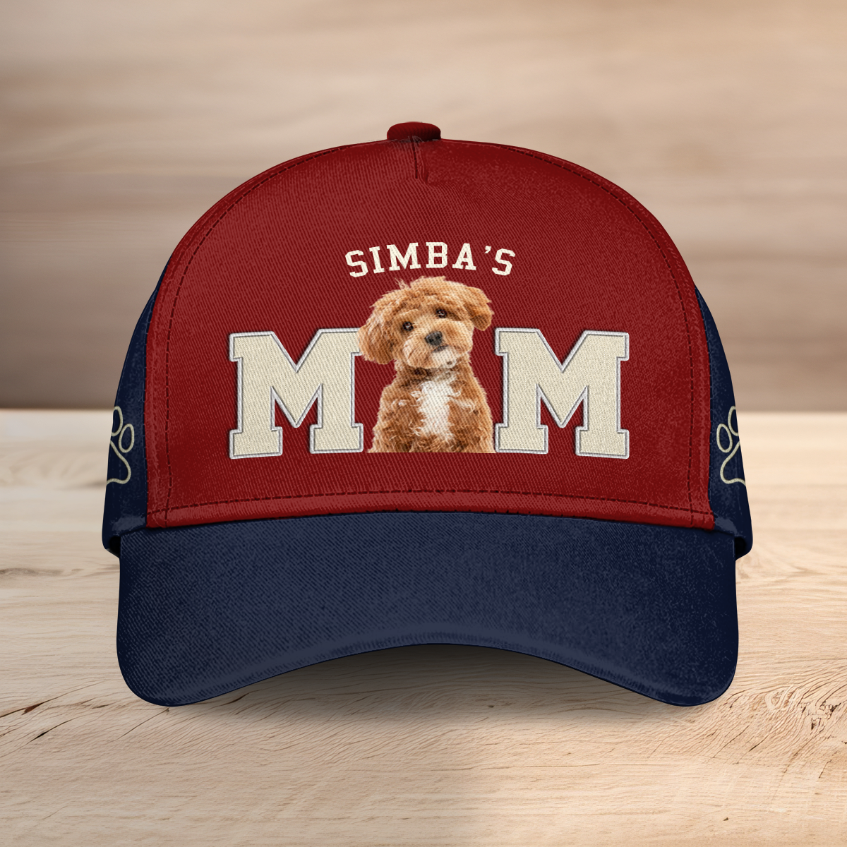Custom Dog Photo Embroidered Effect Classic Cap Personalized Dog Mom Dog Dad Gifts CH07 899342