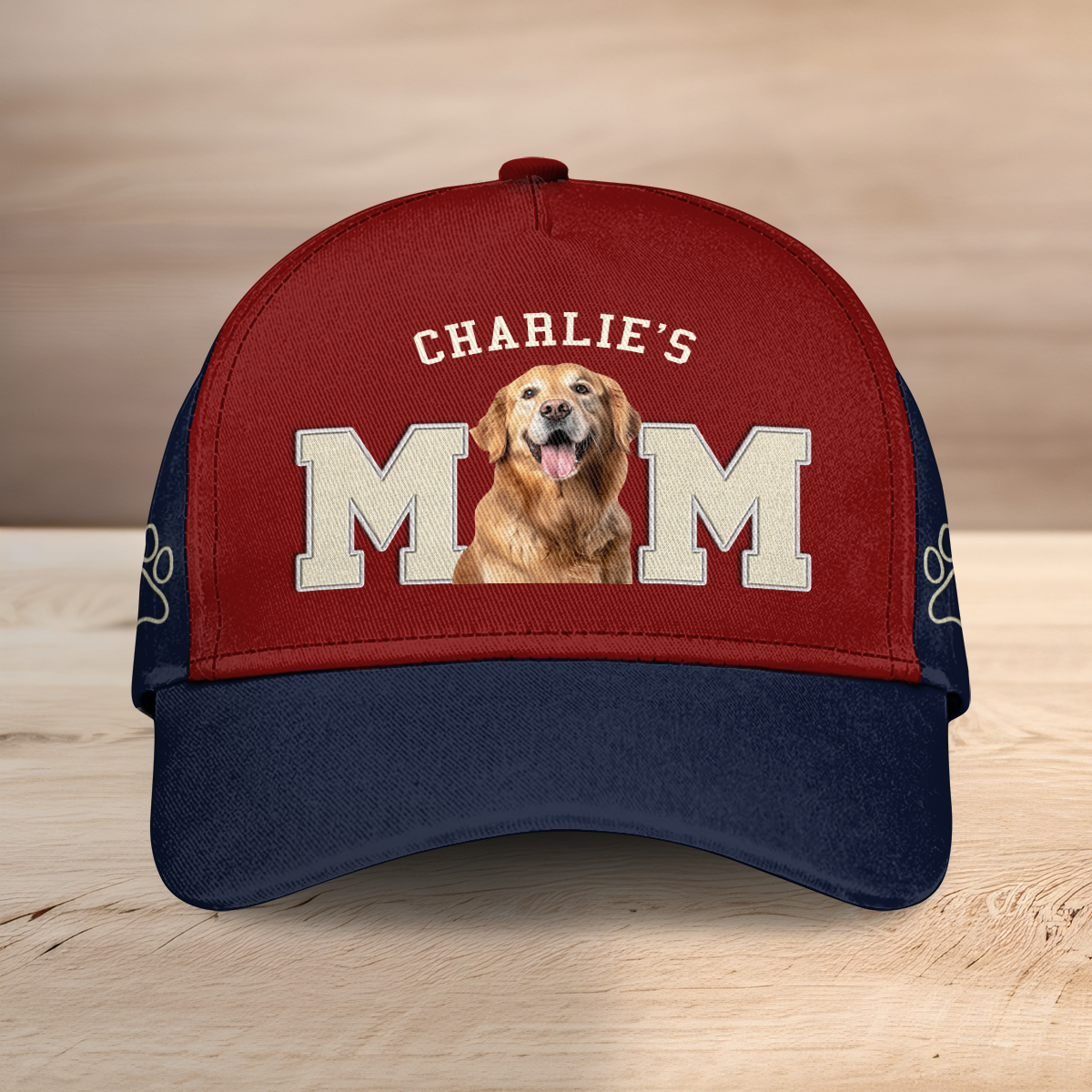Custom Dog Photo Embroidered Effect Classic Cap Personalized Dog Mom Dog Dad Gifts CH07 899342