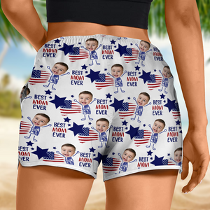Custom Photo Best Mom Ever Women's Beach Short For Summer TH10 892899