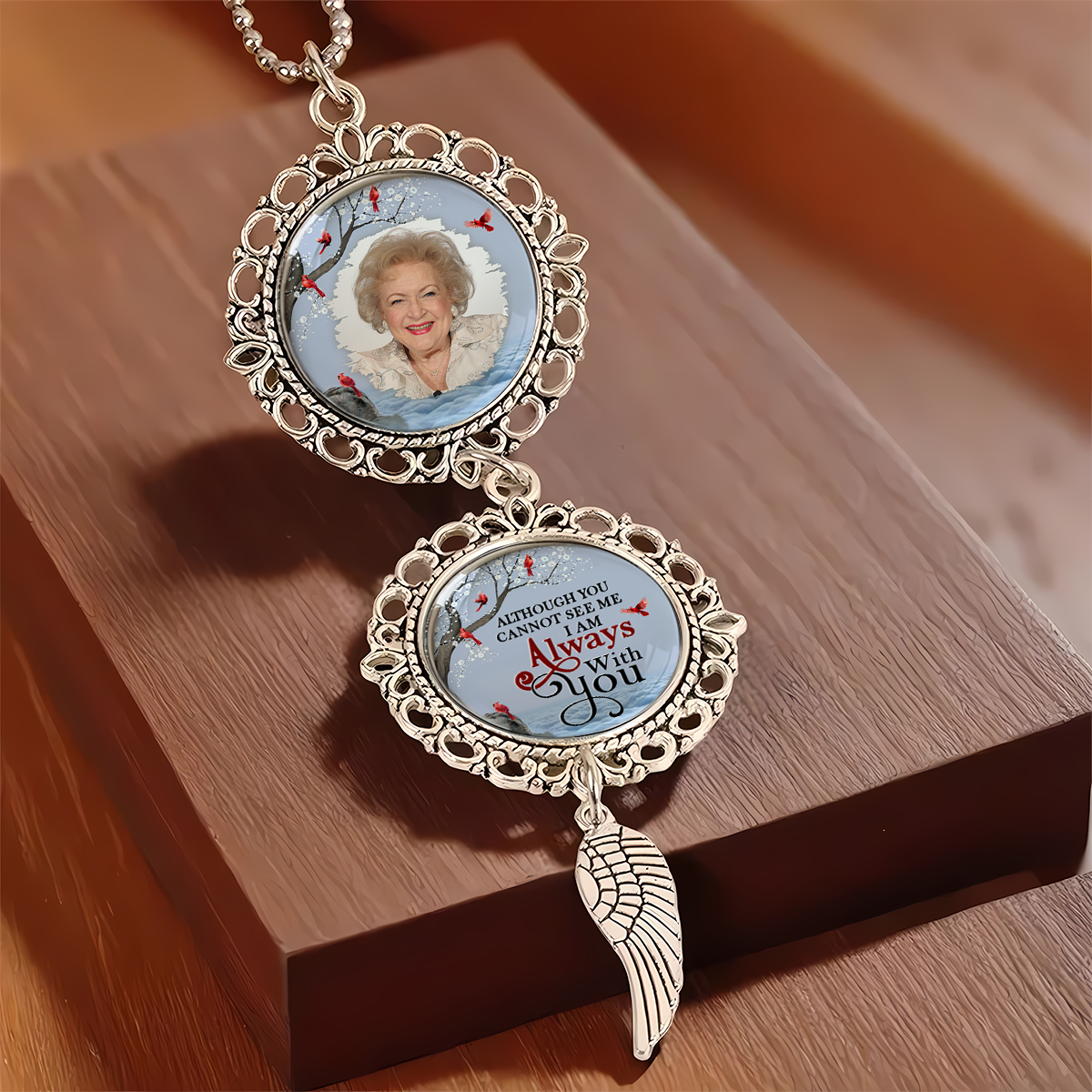 Custom Photo I'll Carry You Car Hanging Ornament With Charm Memorial Gift For Family HA75 891978