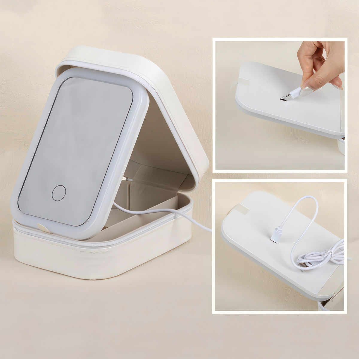 Personalized Every Child is a Wildflower in Mom’s Garden of Love Makeup Box With LED LM32 893303