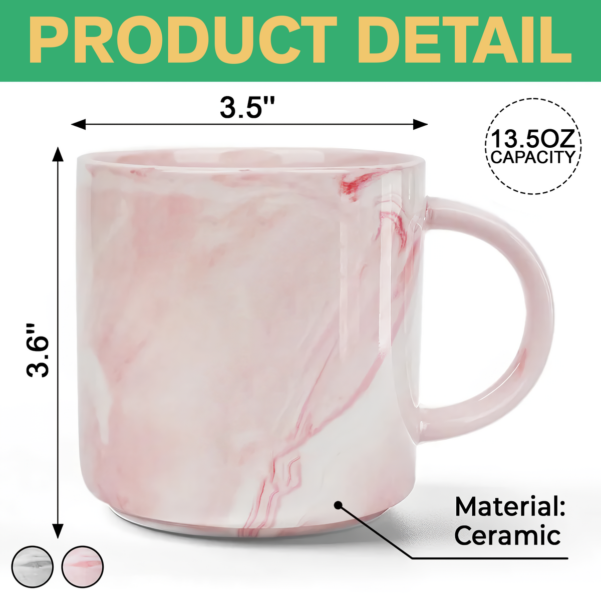 Custom Photo Happy Mother's Day To Mom Marble Mug LM32 893153