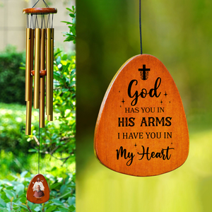 Custom Photo God Took You Home To Be With Him Memorial Wind Chimes LM32 893823
