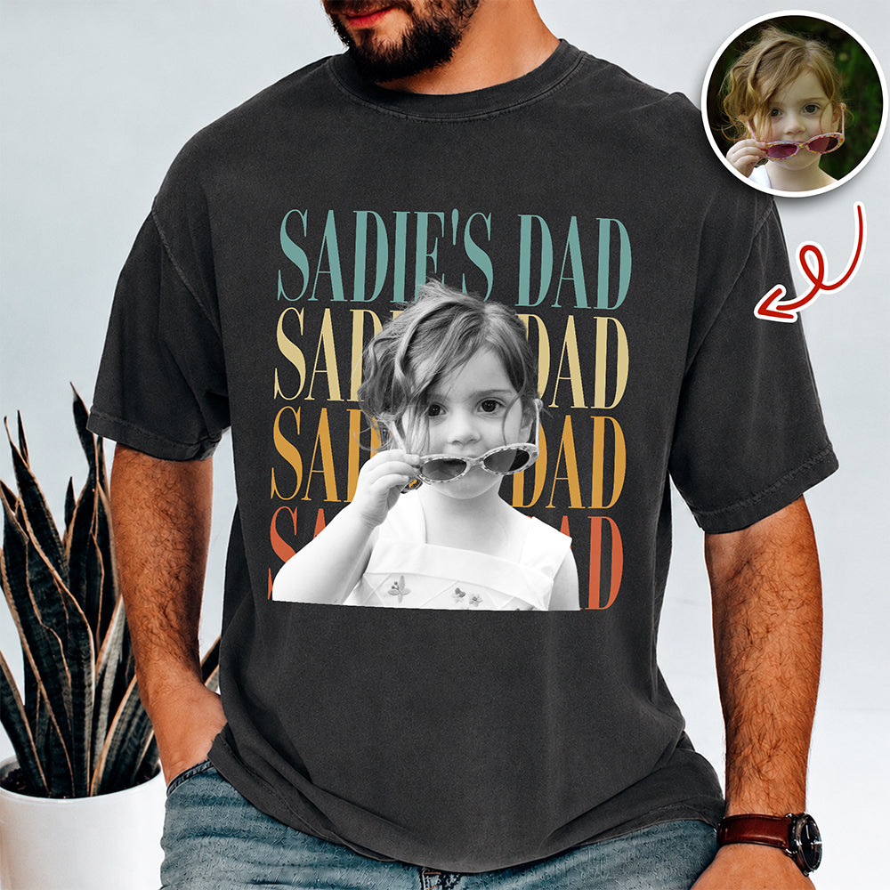 Personalized Vintage Photo Dad, Mom Family Comfort Shirt HA75 921330
