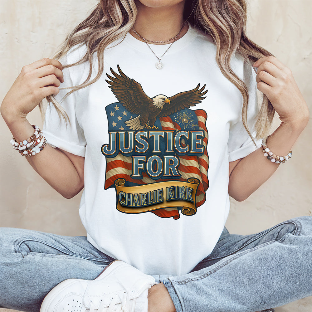 Justice For Charlie Kirk Bright Shirt TH10 64467