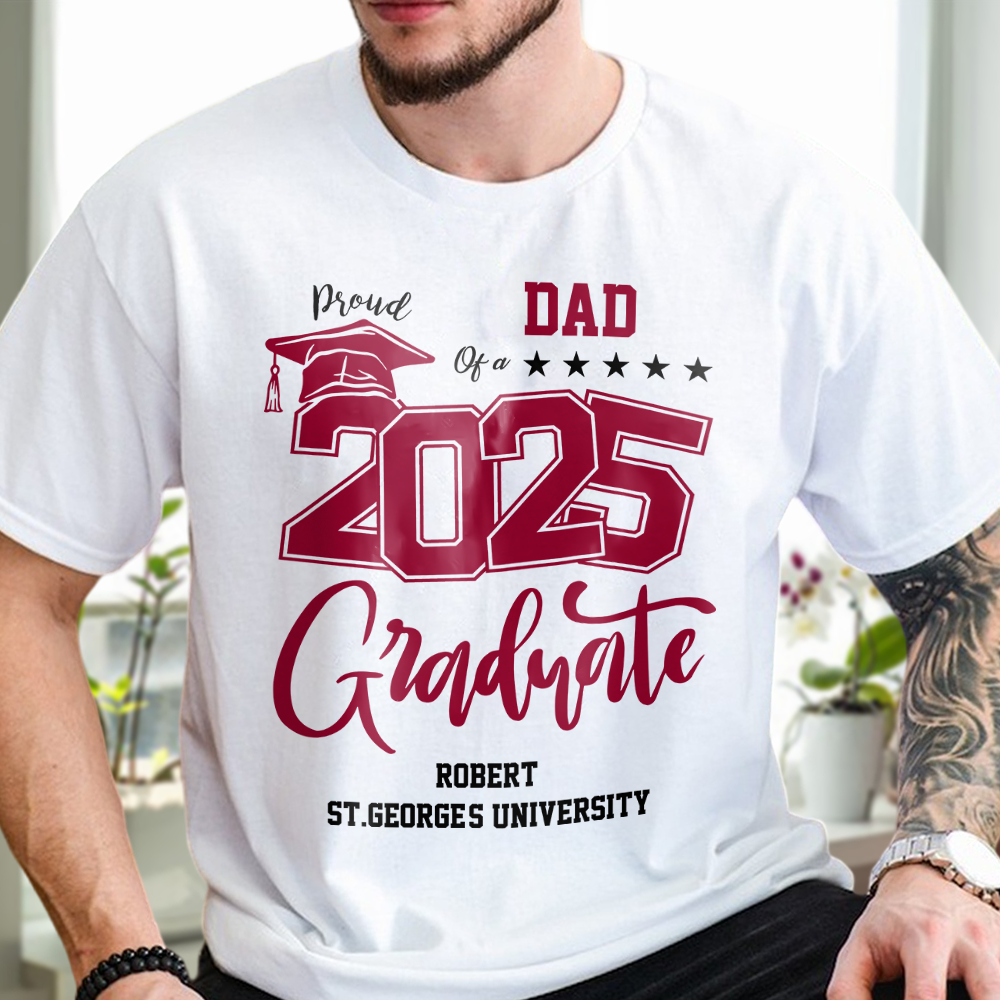 Personalized Proud Family Of A Graduate Graduation Shirt For Family Members HA75 891938