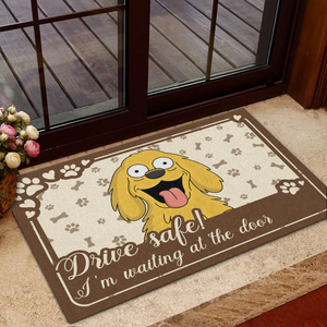 I'm Waiting At The Door Doormat For Dog Lover TH10 892721