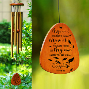My Mind Still Talks To You Personalized Memorial Wind Chimes HA75 891976