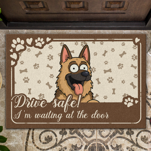 I'm Waiting At The Door Doormat For Dog Lover TH10 892721