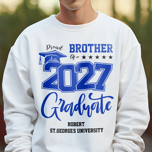 Personalized Proud Family Of A Graduate Graduation Shirt For Family Members HA75 891938