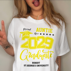 Personalized Proud Family Of A Graduate Graduation Shirt For Family Members HA75 891938