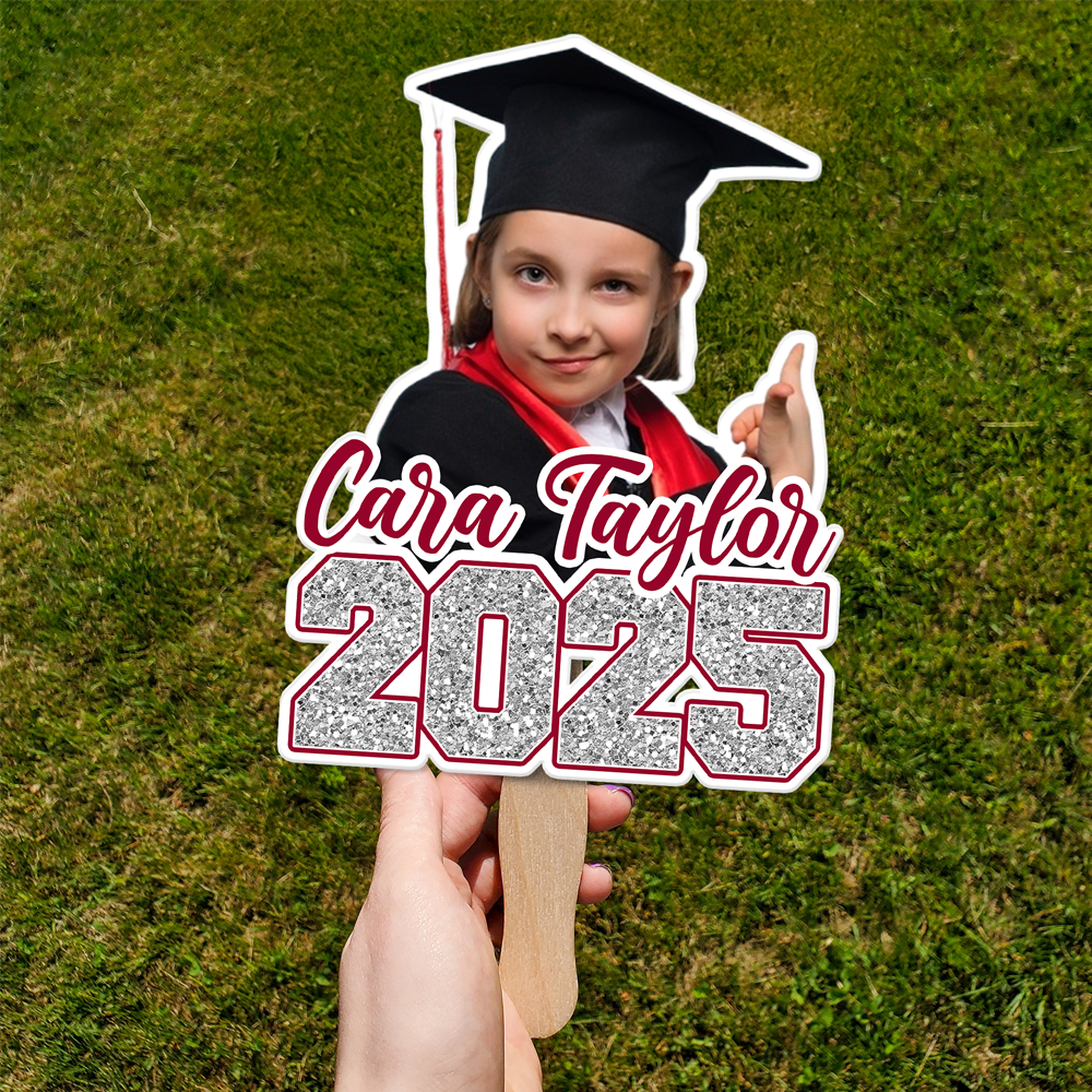 Custom Photo Class of 2025 Graduation Face Fans Graduation Party Decor Gift HA75 892080
