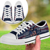 Custom Name Faith, Family & Freedom America Patriotic Canvas Shoes HA75 898928