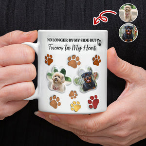 Custom Photo Forever In My Heart Memorial 3D Inflated Effect Printed Mug HA75 897066