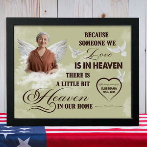 Custom Photo Love Is In Heaven Picture Frame LM32 893211