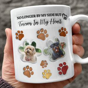 Custom Photo Forever In My Heart Memorial 3D Inflated Effect Printed Mug HA75 897066