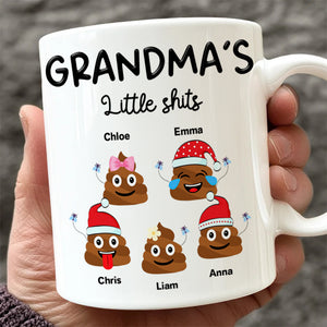 Personalized Mommy’s Little Shits Mug – Funny Christmas Gift for Mom CH07 896324
