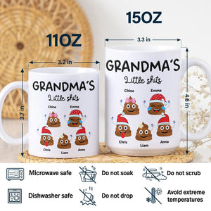 Personalized Mommy’s Little Shits Mug – Funny Christmas Gift for Mom CH07 896324