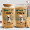 Custom Photo Admit It - Personalized Glass Can With Lid HO82 894670