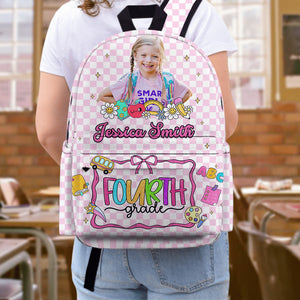 Custom Photo Cute Backpack Personalized Back To School Gift For Kids, Daughter Or Son CH07 896202