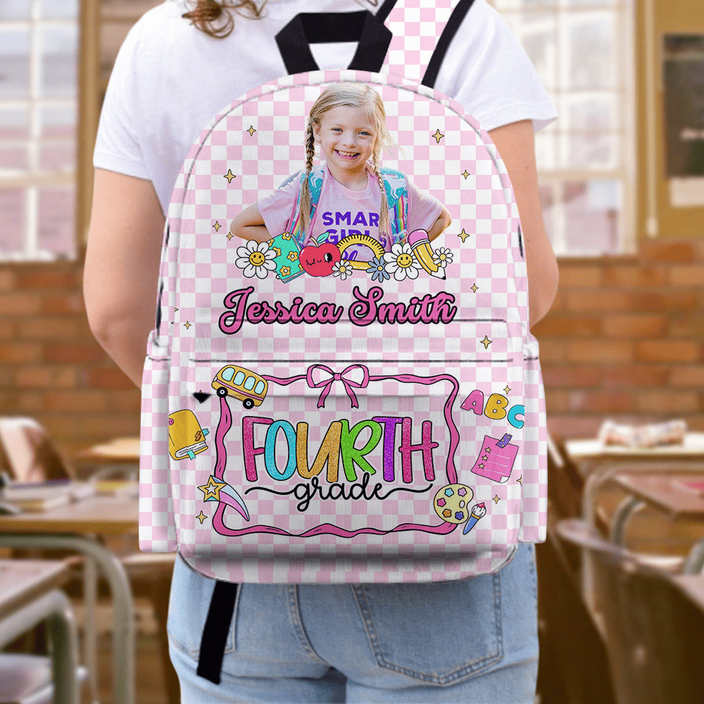 Custom Photo Cute Backpack Personalized Back To School Gift For Kids, Daughter Or Son CH07 896202