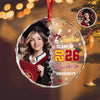 Custom Photo Class Of 2026 Glass Ornament Gift For Graduation LM32 897317