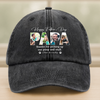 Custom Photo Thanks For Picking Up My Poop And Stuff Dog Washed Denim Baseball Cap HO82 893924