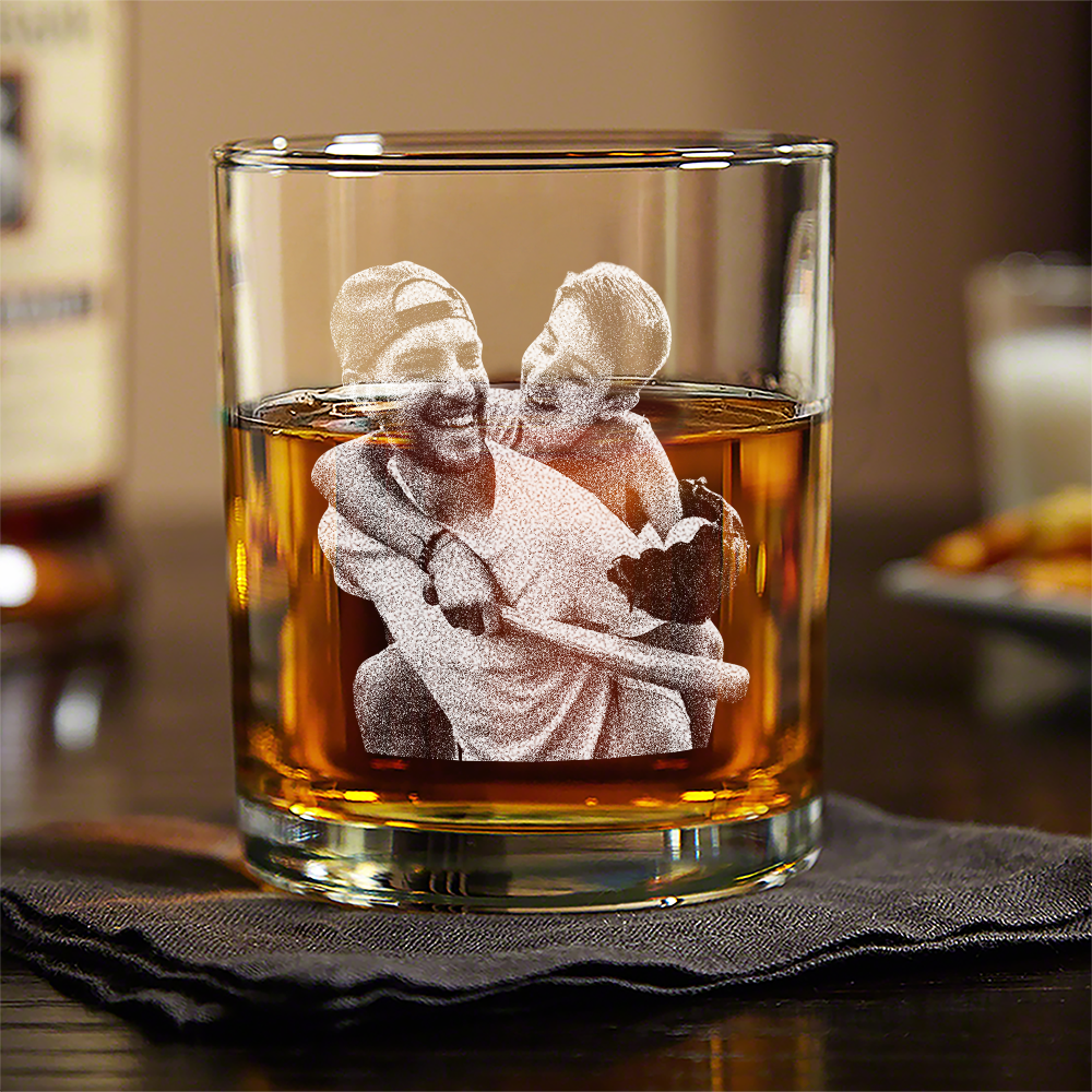 Custom Photo I Got The Best Dad Whiskey Glass For Dad TH10 892921