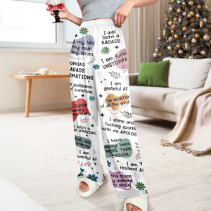 Personalized Name Bad B*tch Affirmation Funny Sweatpants For Bestie LM32 895385