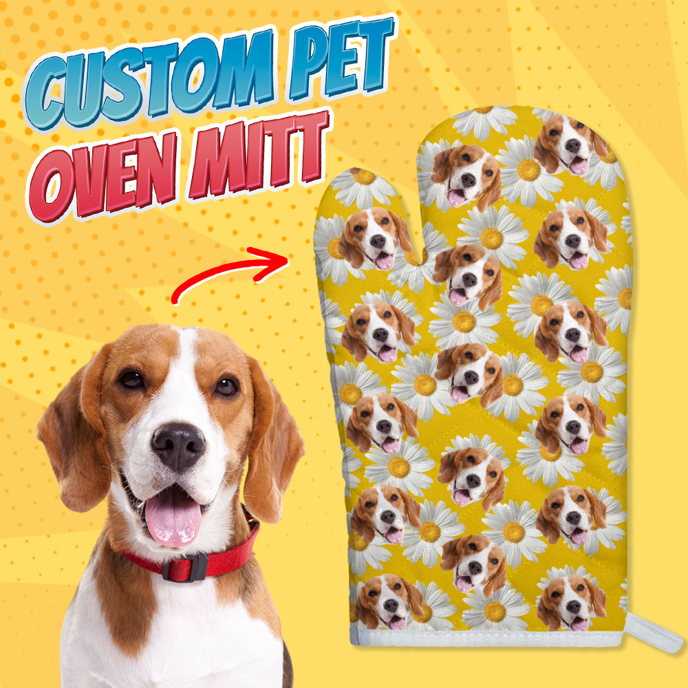 Custom Pet Photo Oven Mitt Gift for Pet Lovers TH10 894417