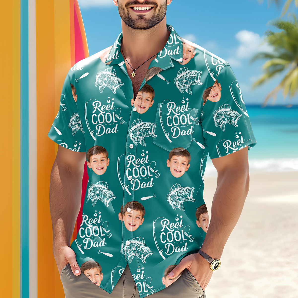 Custom Photo Reel Cool Dad Hawaii Shirt TH10 892767