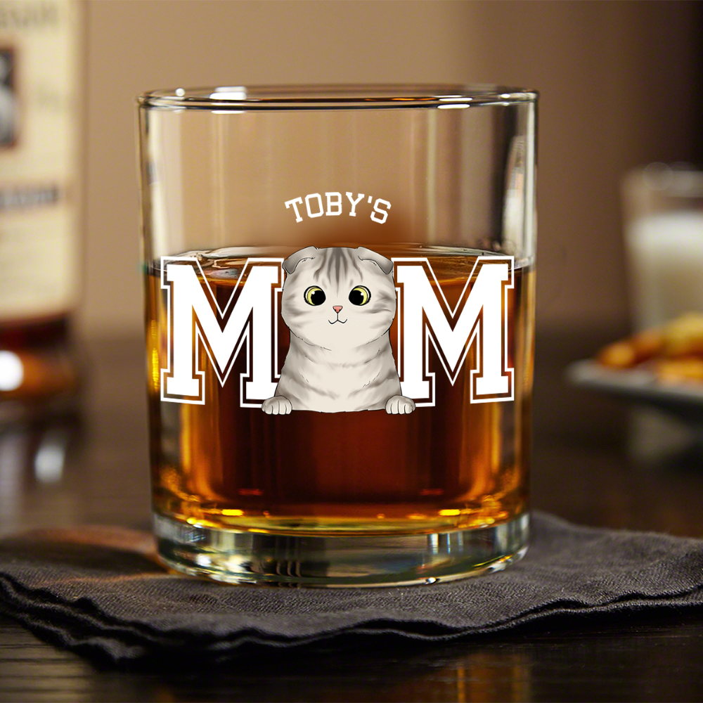Personalized Dog Cat Dad Whiskey Glass Gift For Father's Day, Birthday Gifts HO82 893952