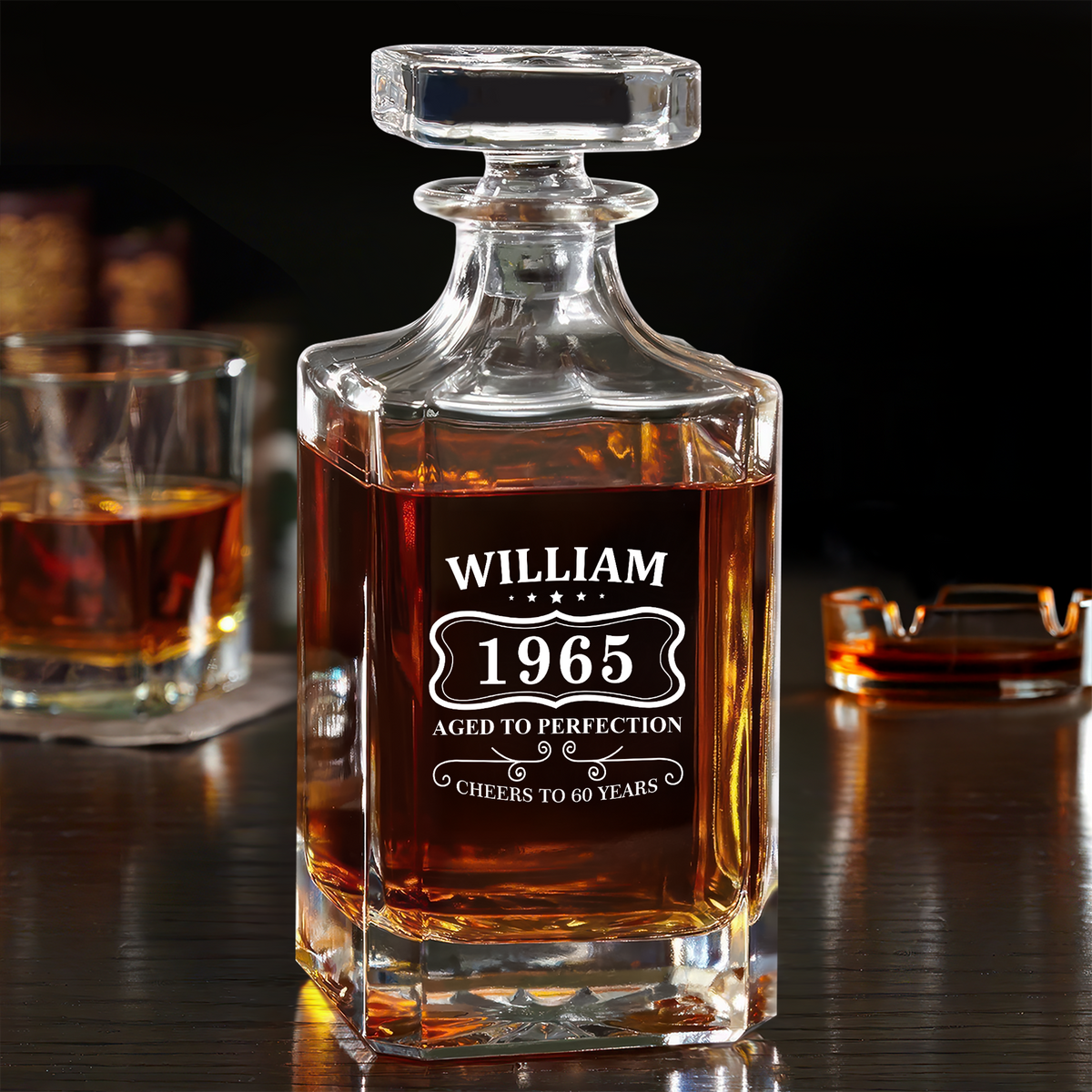 Personalized Aged To Perfection Birthday Gift Decanter LM32 895861