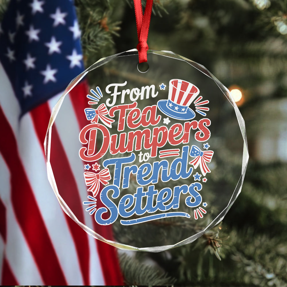 USA 250th Anniversary 250 Years of Freedom America Glass Ornament HO82 894528